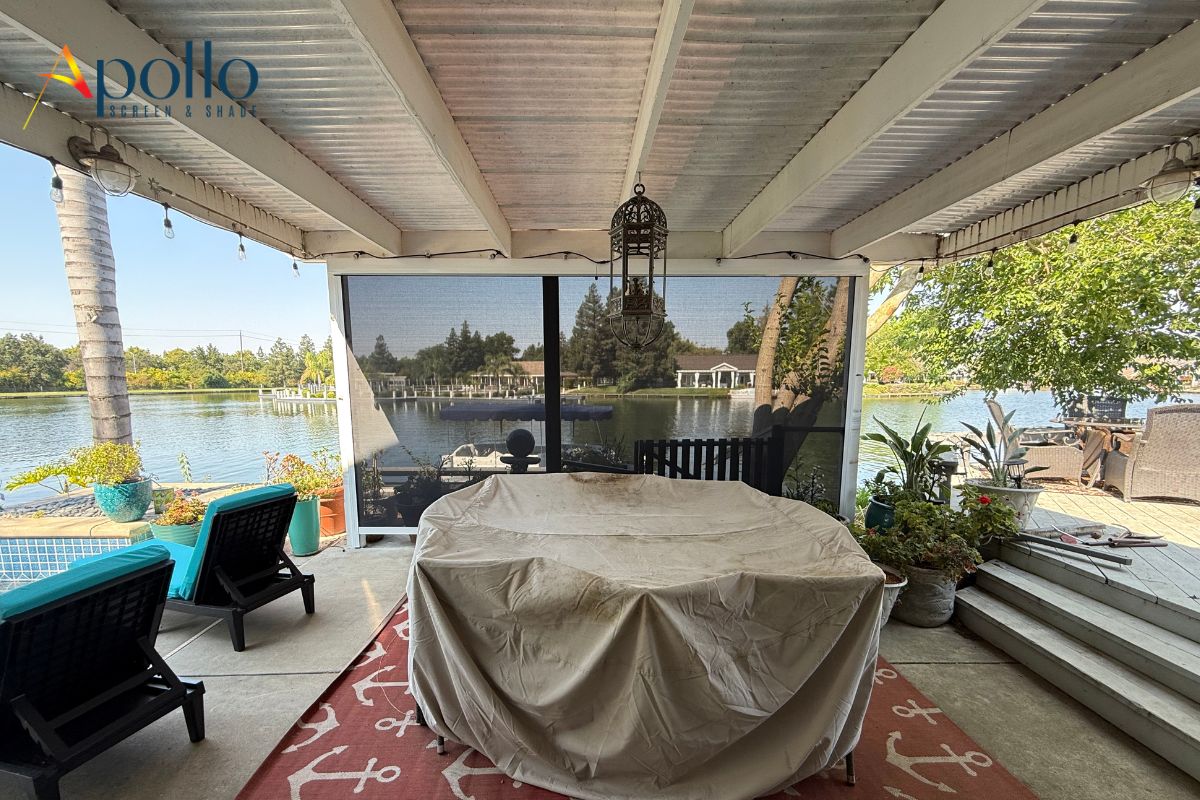 Apollo Privacy Power Shades Inside View.